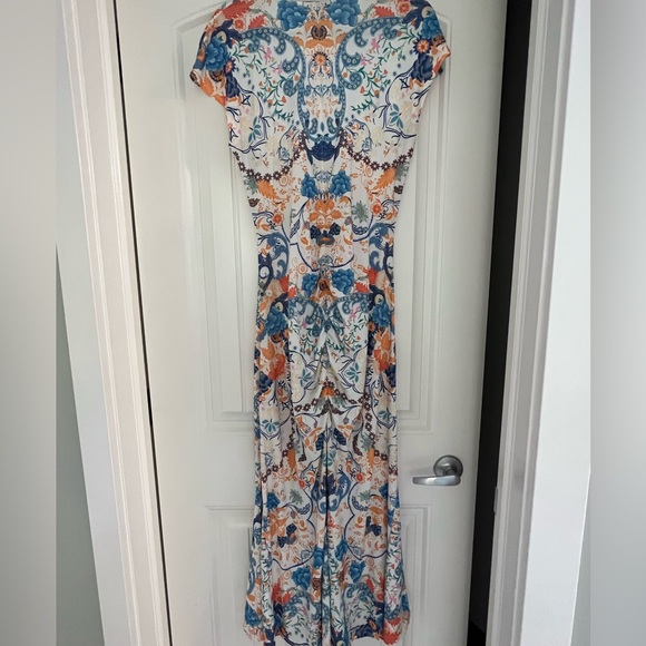 Izidora Ruched Cap Sleeve Jersey Dress - Picture 4 of 7